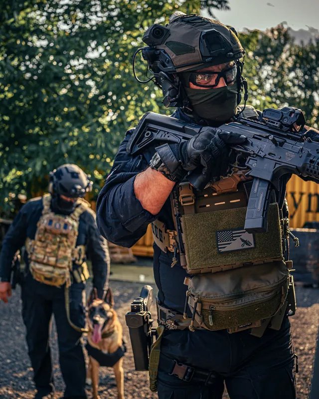 Officers on a field deployment